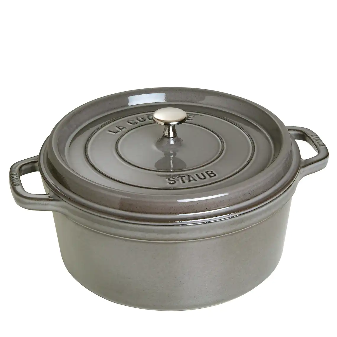 STAUB LA COCOTTE 22cm フランス製 グレー cacarola-staub-cinza-la-